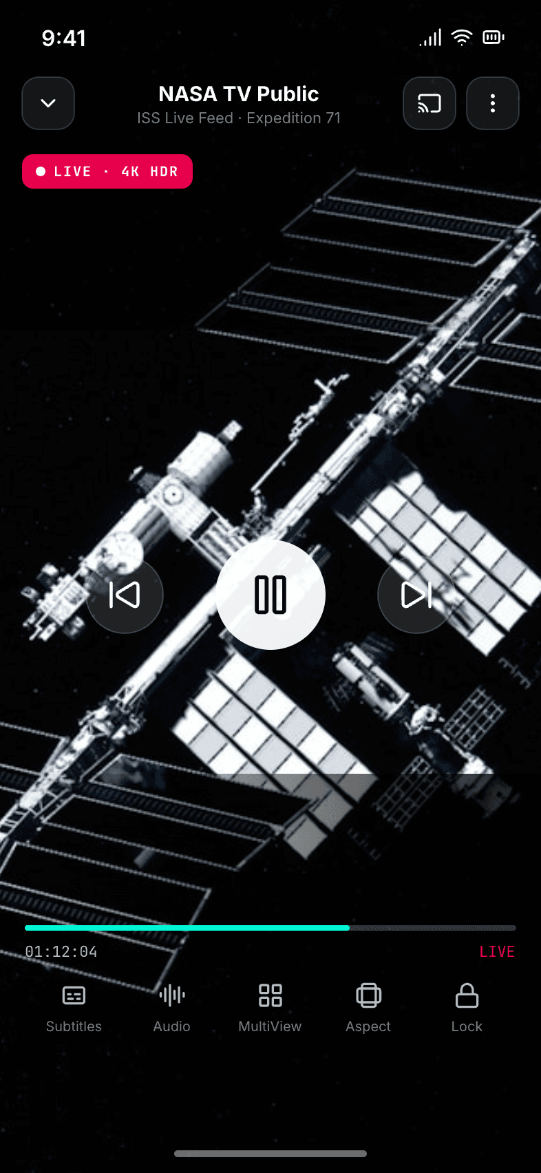 Hardware 4K player controls
